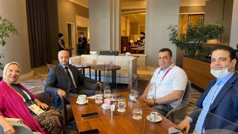 مسئوولوا بعثة مصر