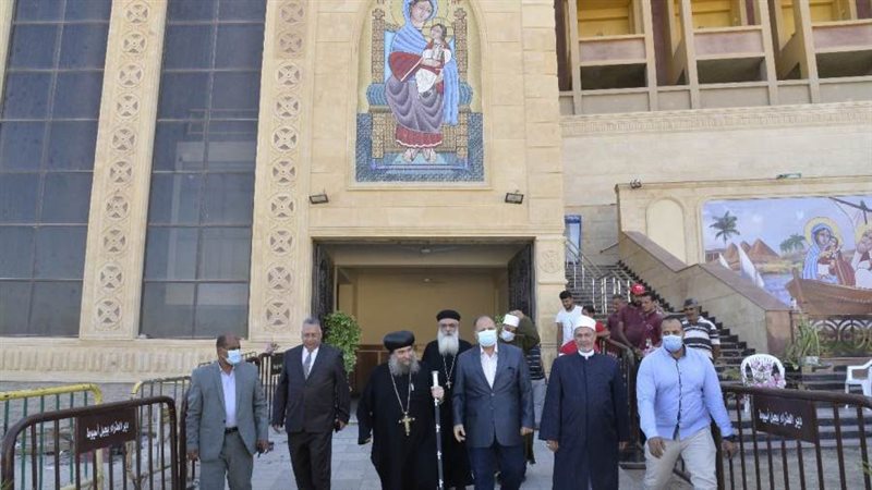 جانب من اللقاء باباء