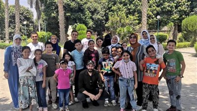  السياحة والآثار ..مجموعة من ذوى الهمم تزور متحف ركن فاروق