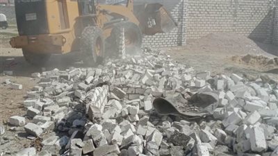 استمرار حملات إزالة التعديات على الأراضي الزراعية بالبحيرة