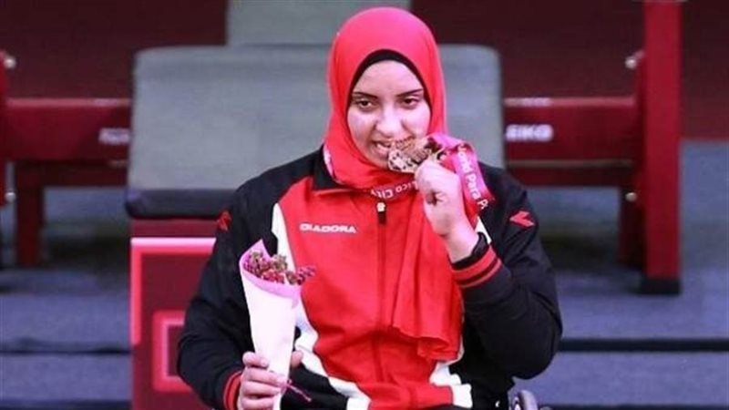 رحاب رضوان تحصد الفضية