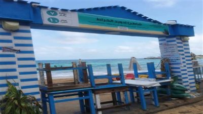 محافظ الإسكندرية يغلق شاطئ إدوارد الخراط