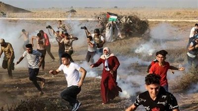 إصابة فلسطيني بالرصاص إثر تفريق جيش الاحتلال الإسرائيلي لفعالية سلمية شمال قطاع غزة