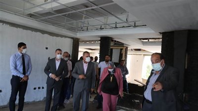  محافظ كفر الشيخ يتفقد أعمال تطوير الديوان وتلقي العاملين لقاح 