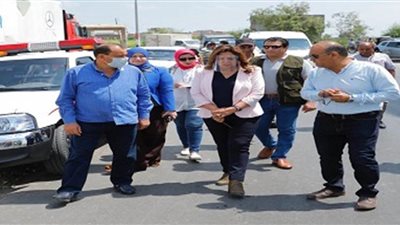 محافظ دمياط تتابع أعمال رد الشئ لأصله بمركزي فارسكور والزرقا