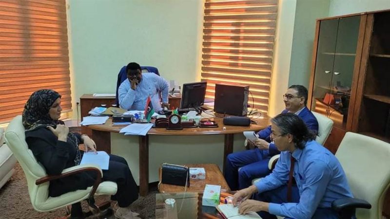 اجتماع مسؤولين بوزارة