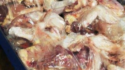 ضبط  6 أطنان دجاج غير صالح للاستهلاك بالشرقية 