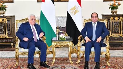 الرئيس السيسي ونظيره الفلسطيني يعقدان جلسة مباحثات ثنائية بقصر الاتحادية