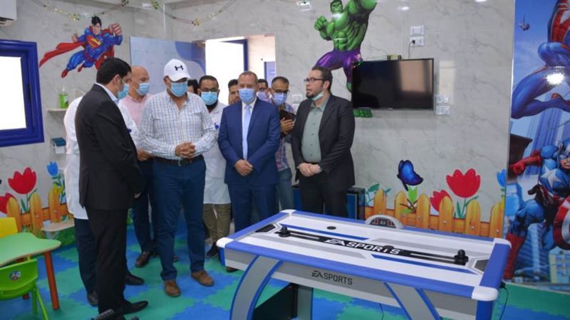 افتتاح الأقسام الجديدة