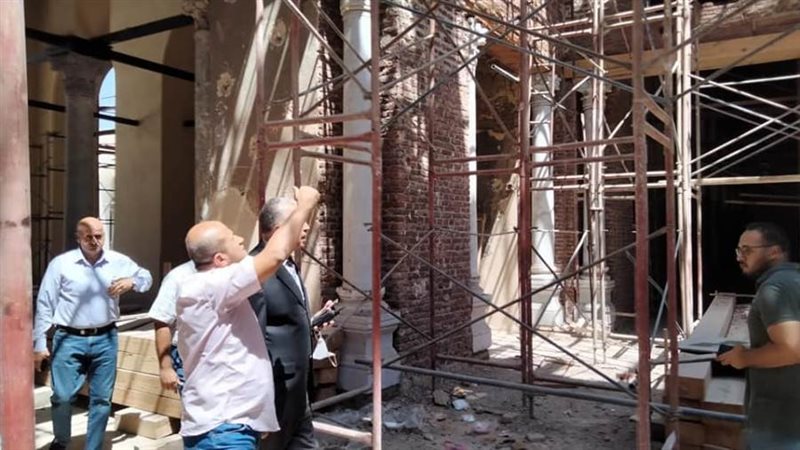 متابعة أعمال ترميمات