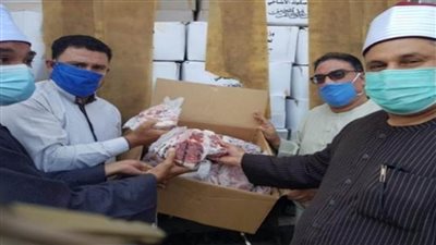 توزيع 4 أطنان لحوم من مشروع صكوك الأضاحي بالشرقية