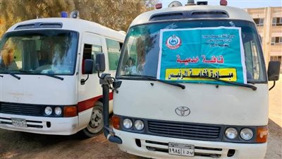 استمرار أعمال القوافل السكانية الشاملة بقرى حياة كريمة