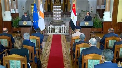 الرئيس السيسي يستقبل نظيره القبرصي للمشاركة في أعمال اللجنة العليا بين البلدين