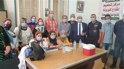  وفد الدقهلية يبدأ استقبال المواطنين لتلقي لقاح كورونا بالتعاون مع وزارة الصحة
