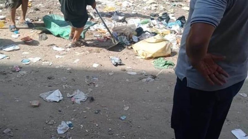 إزالة المخلفات بالمنيا