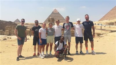 وفود حكام بطولة العالم للدراجات يواصلون زيارة الأهرامات