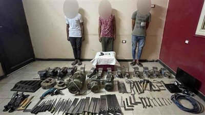 سقوط عصابة سرقة مدرسة في أسيوط