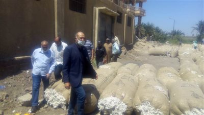 الزراعة تتابع حلقات تجميع القطن ومحطة لغربلة التقاوي بالفيوم 