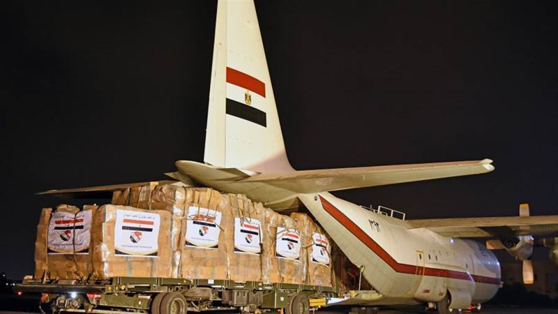 المساعدات المصرية