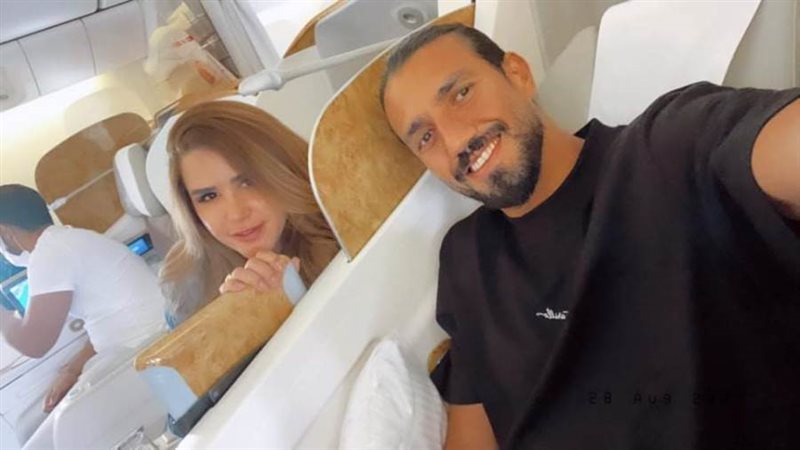 رامى صبرى مع زوجته