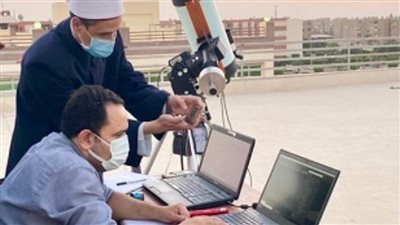لجنة علمية شرعية من علوم ملاحة بني سويف والإفتاء استطلعت هلال شهر صفر