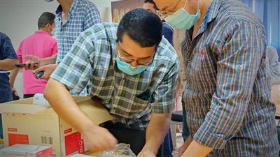 تطعيم ٤١٧٠ طالبا وطالبة بجامعة المنيا في ثالث أيام التطعيم خلال مرحلته الأولى  