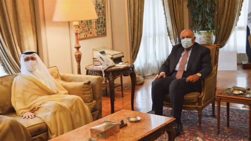 سامح شكري يستقبل