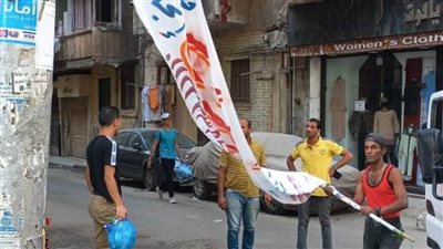 محافظ الإسكندرية يكلف رؤساء الأحياء بتنفيذ حملات مكبرة لإزالة الإعلانات غير المرخصة