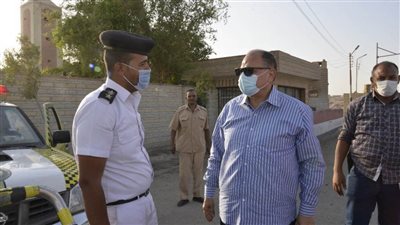 محافظ أسيوط يتفقد كمين شرطة ديروط الصحراوي الغربي للشد من أزر القوات