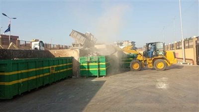 رفع 2200 طن تراكمات قمامة ومخلفات بمدن ومراكز البحيرة