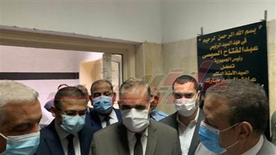 محافظ كفر الشيخ يزور حالتين من مصابي فريق دسوق لكرة السرعة