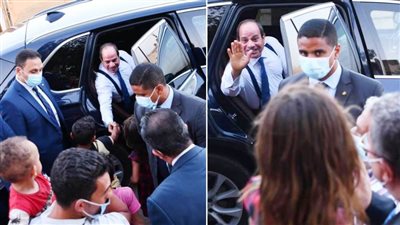 جولة الرئيس السيسي بمنطقة مساكن الرويسات بشرم الشيخ