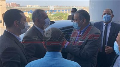 محافظ كفر الشيخ ونائبه يطمئنان على مصابي لاعبي فريق دسوق لكرة السرعة