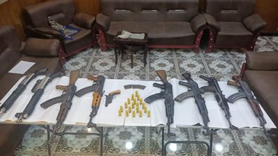 أجهزة الأمن تشن حملة أمنية مكبرة بسوهاج لضبط حائزي الأسلحة النارية
