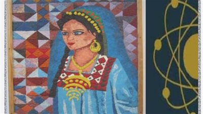 معرض فنى لطلاب أقسام كلية التربية بجامعة حلوان