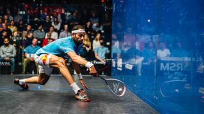 محمد الشوربجي يتأهل لنهائي بطولة سي أي بي مصر الدولية المفتوحة للاسكواش