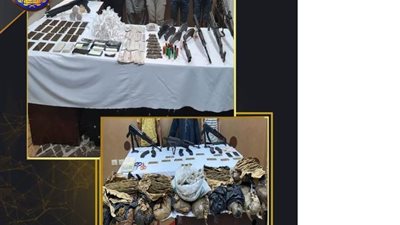 عاجل| 4 مديريات أمن تسقط أكبر شبكة تجارة مخدرات وترسانة أسلحة