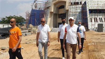 وزير الرياضة يتابع معدلات إنجاز إنشاءات فرع نادي النادي بشيراتون