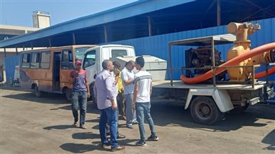إدارة الأزمات بالبحيرة تتابع جاهزية محطات الصرف واستعدادا لموسم الشتاء