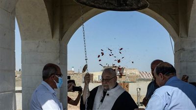 قرع جرس كنيسة خرّبها تنظيم ''الدولة الإسلامية'' بالموصل للمرة الأولى منذ 7 سنوات