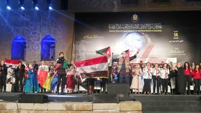 تصفيق حاد وزغاريد في افتتاح مهرجان سماع للإنشاد والموسيقى بالقلعة