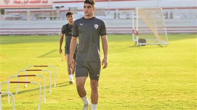 محمود شبانة ينتظم في مران الزمالك