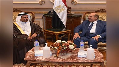 رئيس مجلس الشيوخ يستقبل رئيس البرلمان العربي