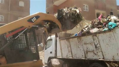 الفيوم: رفع نحو 10 آلاف طن قمامة  خلال أسبوع