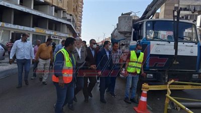 محافظ كفر الشيخ يشهد محاكاة حية لمواجهة الكوارث والسيول