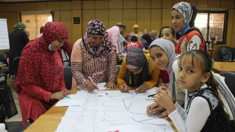 جانب من ورش العمل