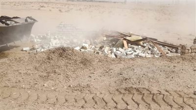 إزالة 258 تعديا ضمن الموجة الـ 18 لإزالة التعديات ببنى سويف 