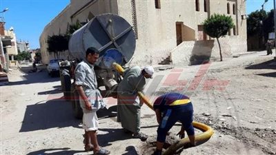 استعدادًا لموسم الشتاء..تسليك خطوط خفض المنسوب وتطهير بيارات كفر الشيخ