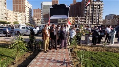 محافظ البحيرة يتفقد حديقة المستقبل بكفر الدوار