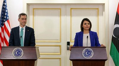 طرابلس وواشنطن تبحثان مستجدات الأوضاع السياسية والعلاقات الثنائية